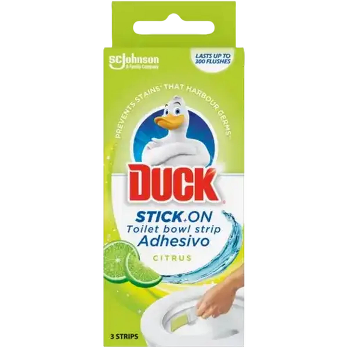 Checkers Sixty60 | Duck Citrus Stick-On Toilet Bowl Strips 3-Pack
