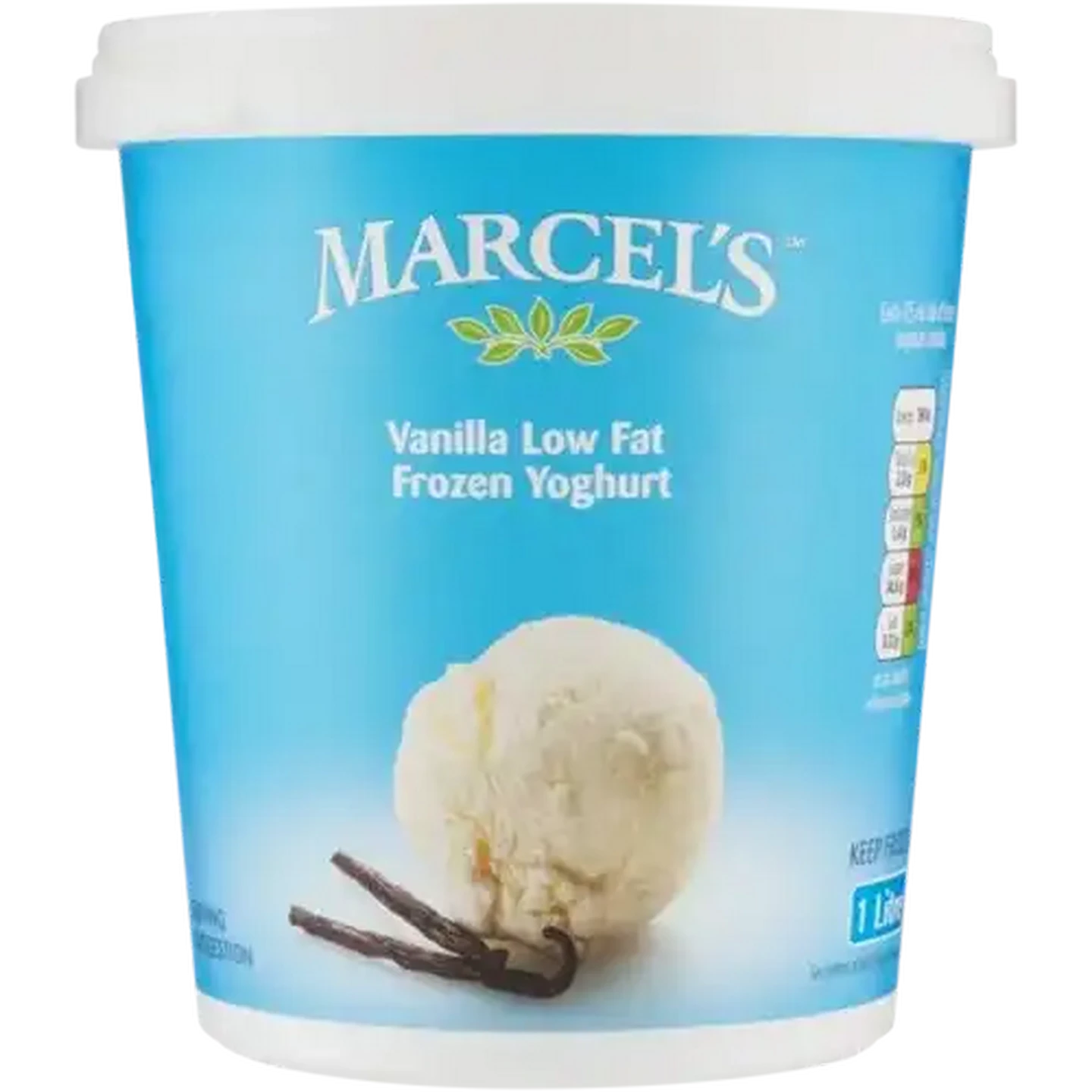 Image of Marcel's Vanilla Flavoured Low Fat Frozen Yoghurt 1L