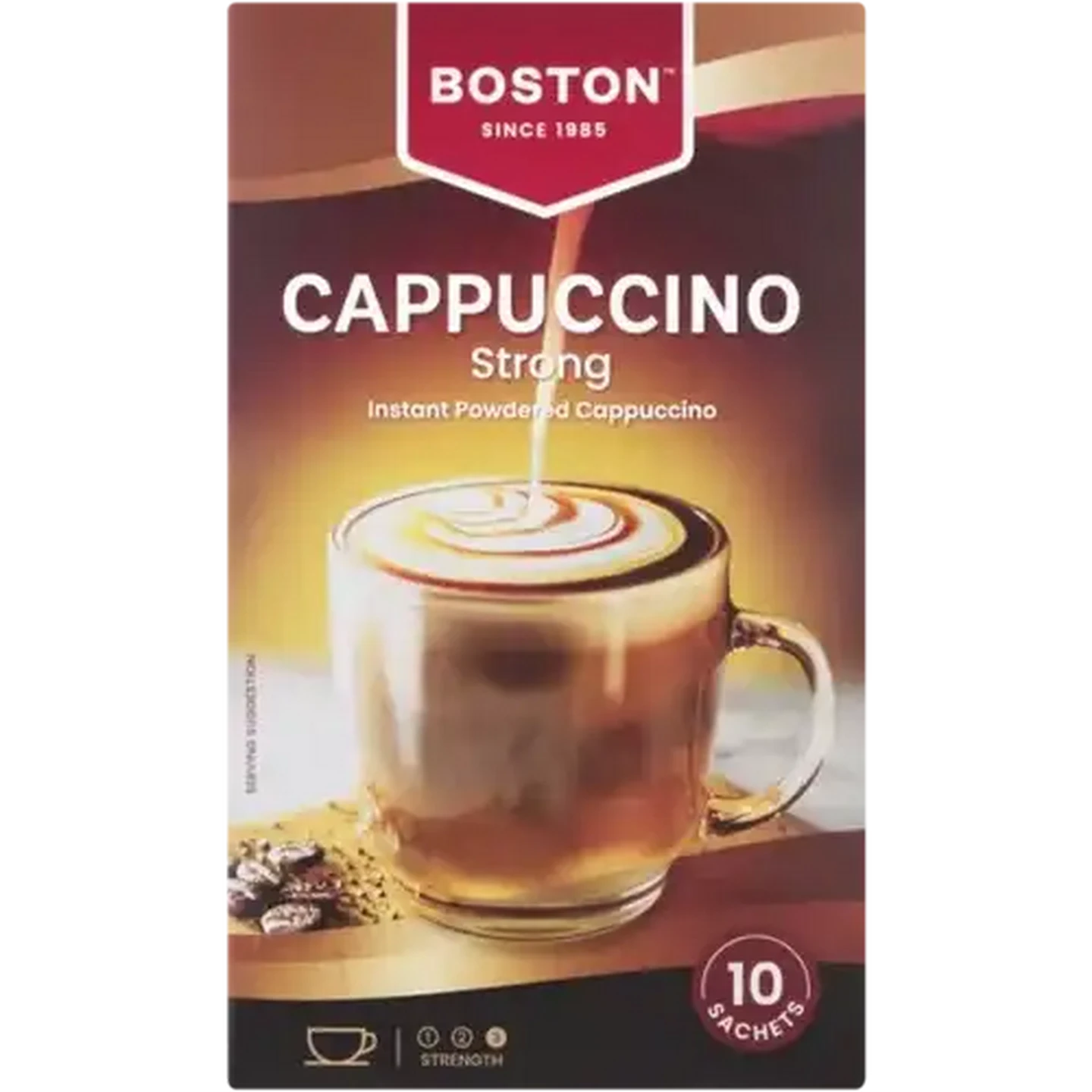 Checkers Sixty60 | Boston Strong Instant Cappuccino 10 x 18g