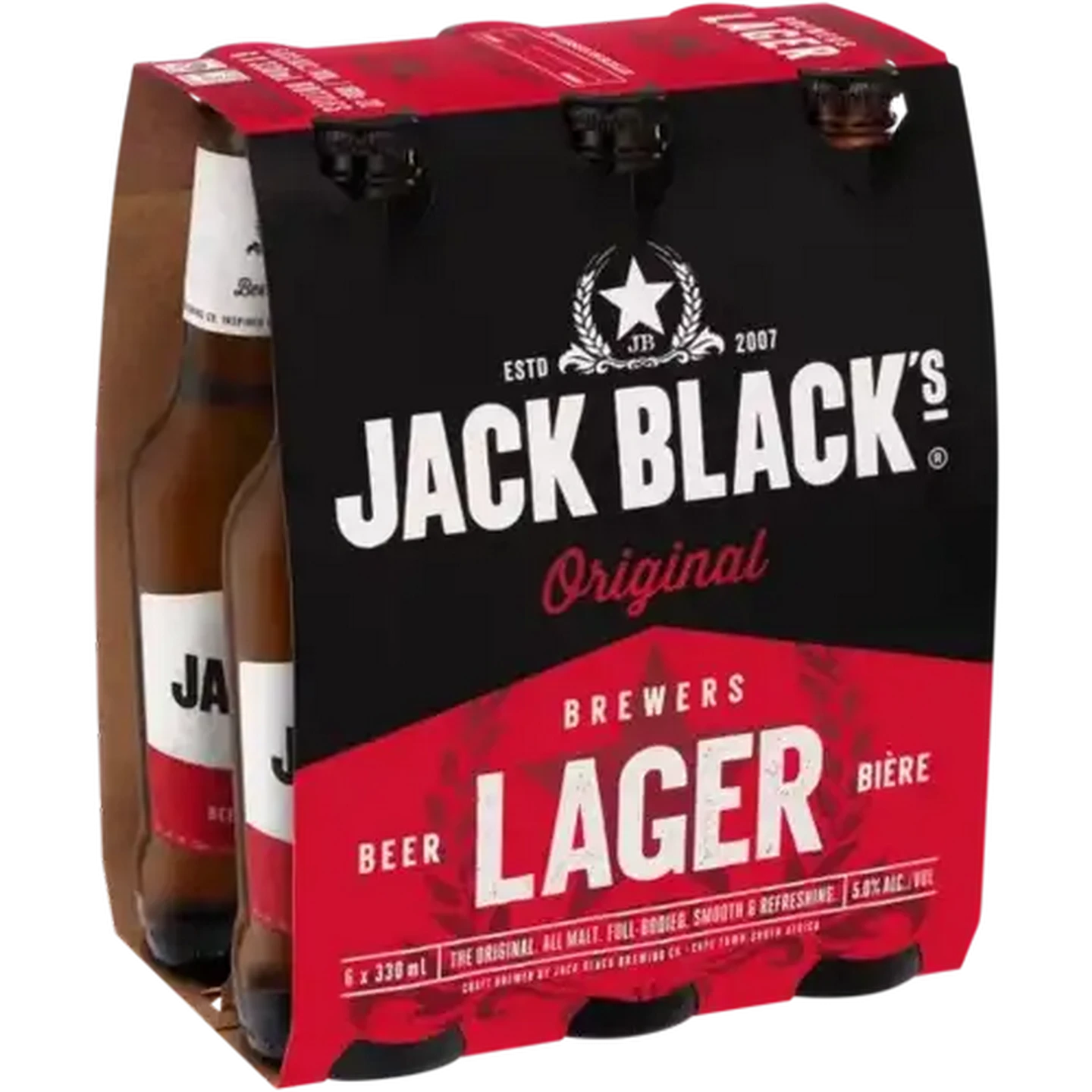 Checkers Sixty60 | Jack Black's Brewers Lager Bottle 6 x 330ml
