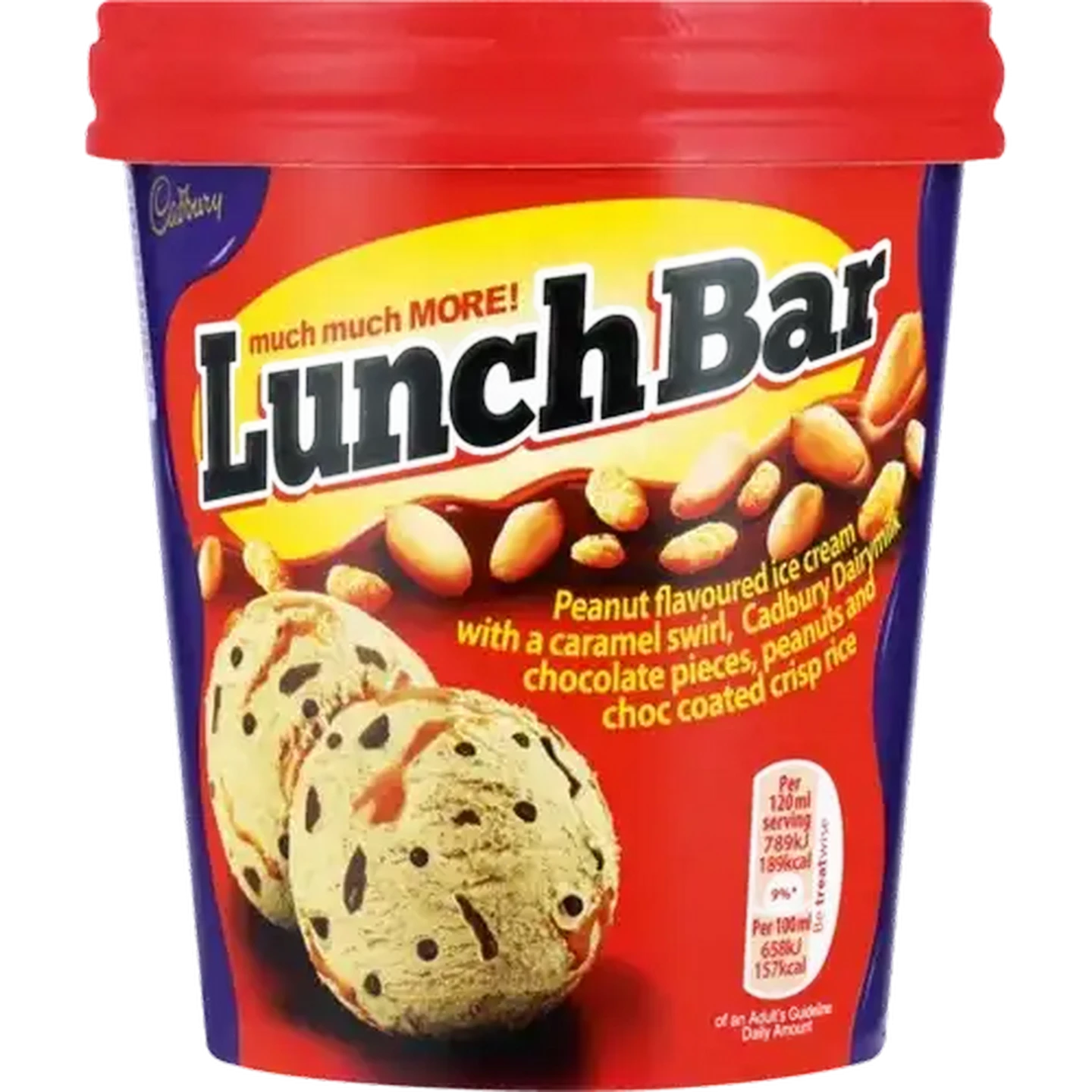 Image of Cadbury Lunch Bar Ice Cream 480ml