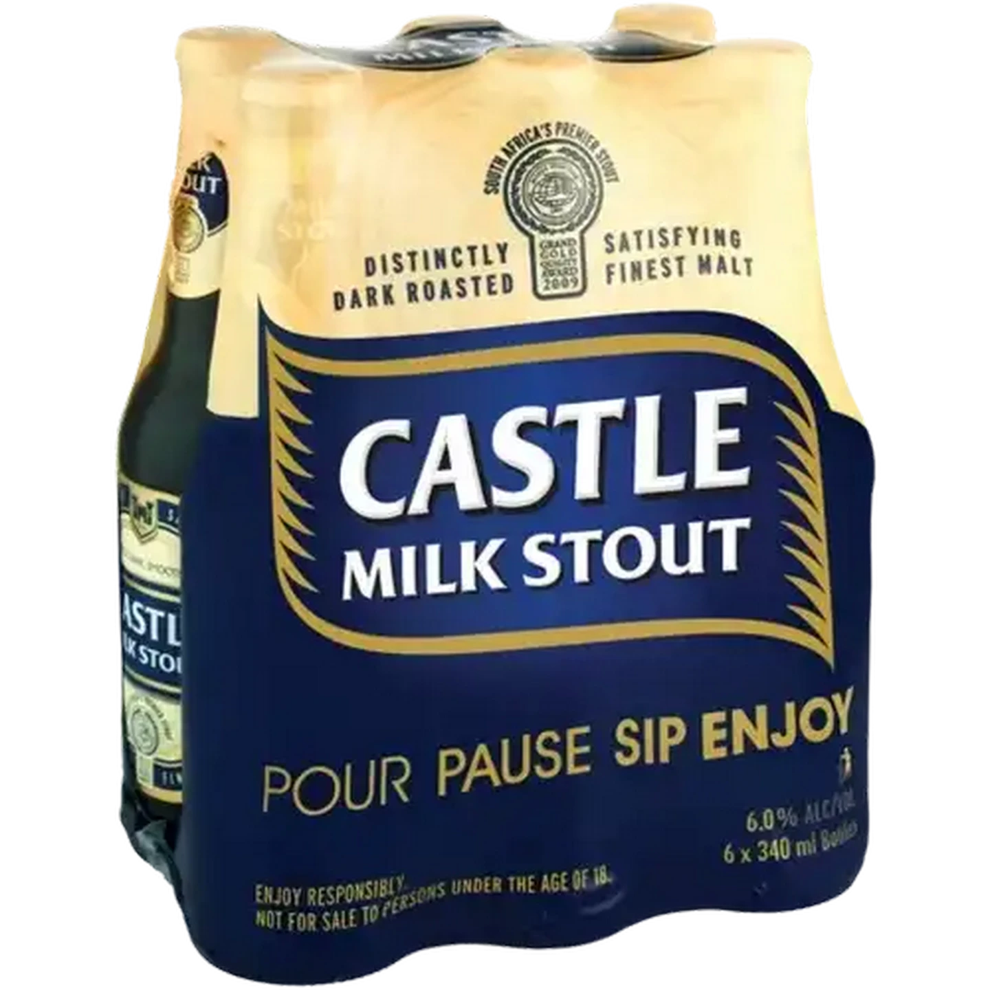 Checkers Sixty60 | Castle Milk Stout Beer 6 x 330ml