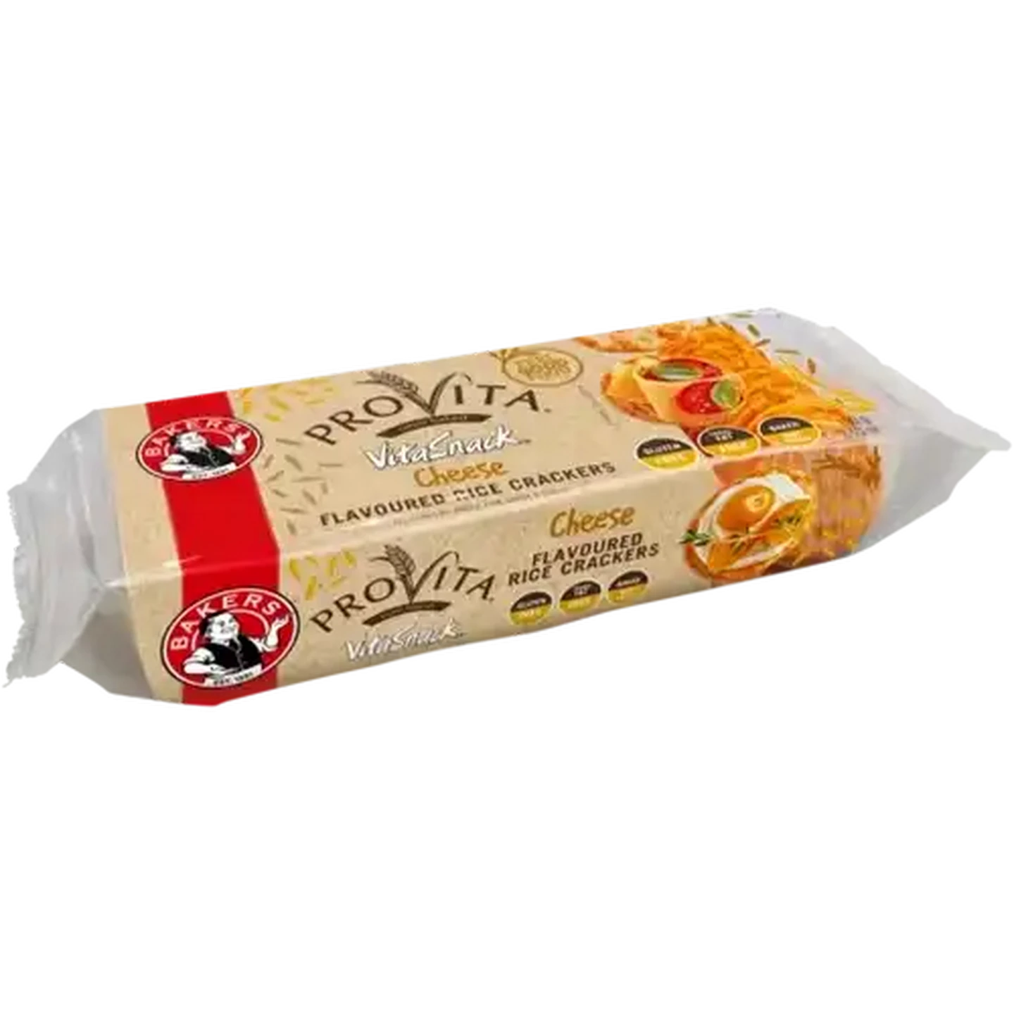 Image of Provita Vitasnack Cheese Flavoured Rice Crackers 100g