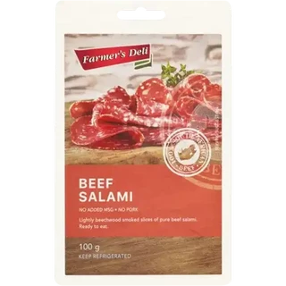 Farmer's Deli Beef Salami 100g