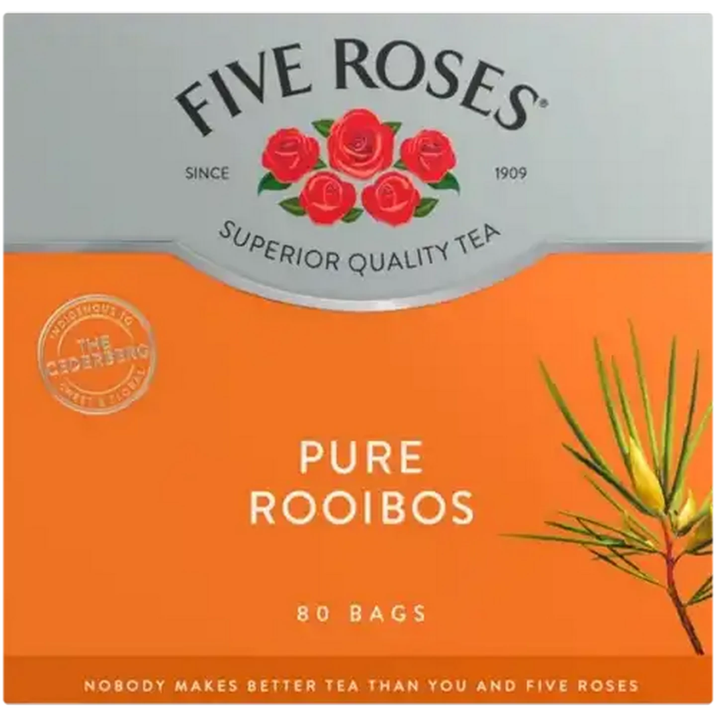 Checkers Sixty60 | Five Roses Pure Rooibos Tea Bags 80 Pack