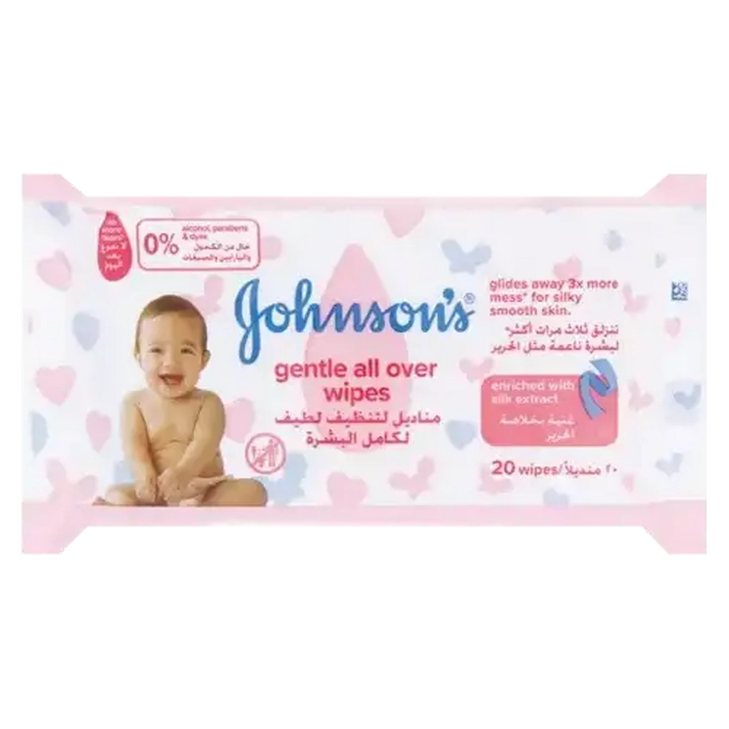 Image of JOHNSON’S Baby Gentle All Over Wipes 20 Pack