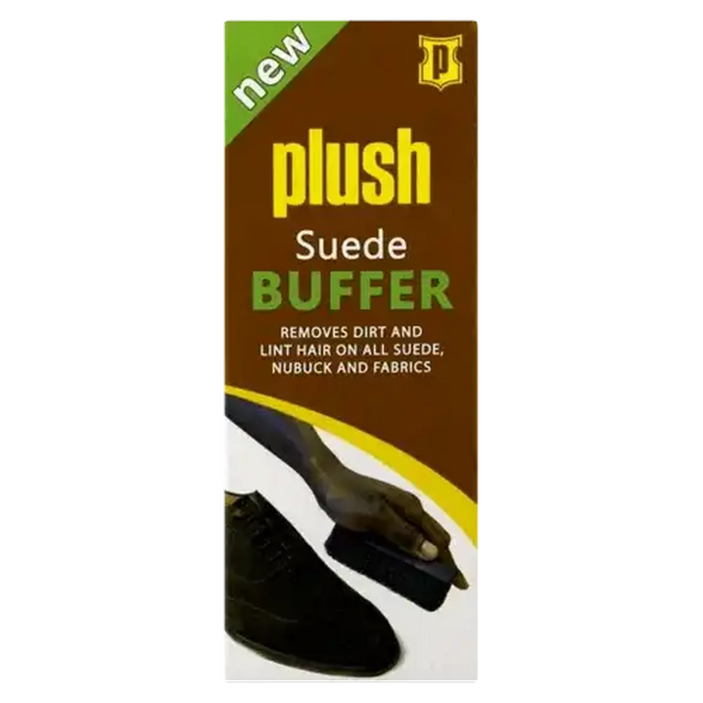 Image of Plush Black Suede Buffer