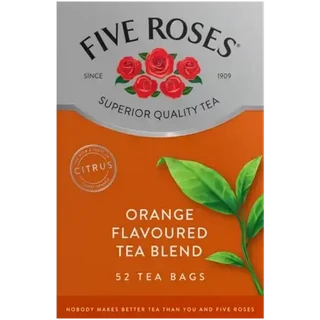 Checkers Sixty60 | Five Roses Lemon Flavoured Tea Bags 52 Pack