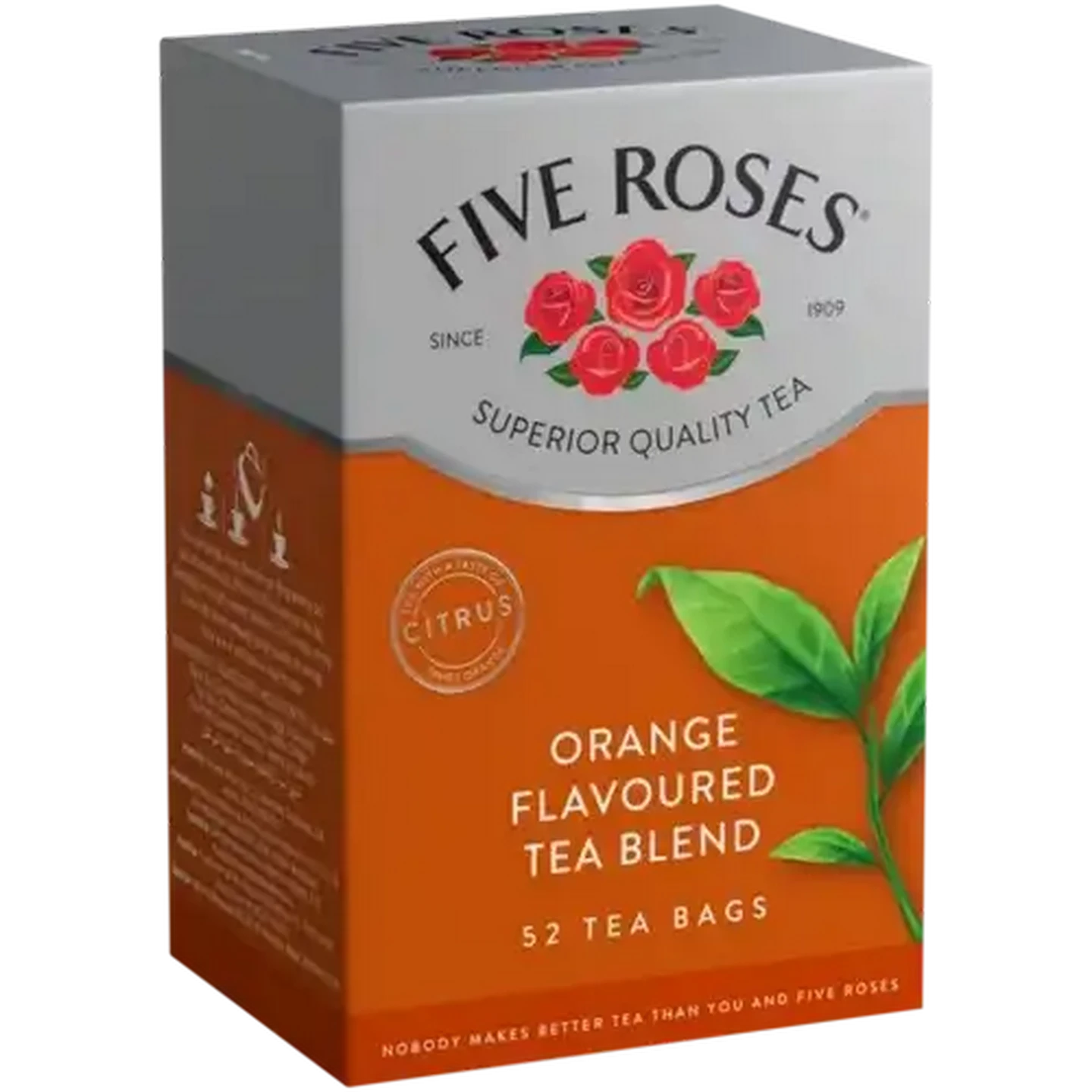 tea様 Checkers Sixty60 | Five Roses Orange Flavoured Tea Bags 52 Pack