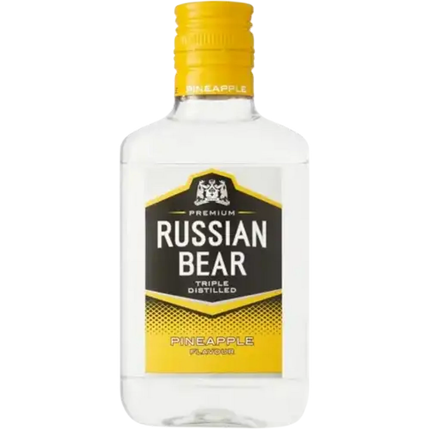 Image of Russian Bear Pineapple Flavour Premium Vodka Bottle 200ml