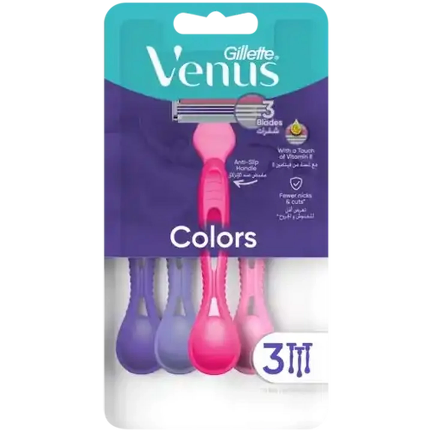 Checkers Sixty60 | Gillette Venus Colors Disposable Razors 3 Pack