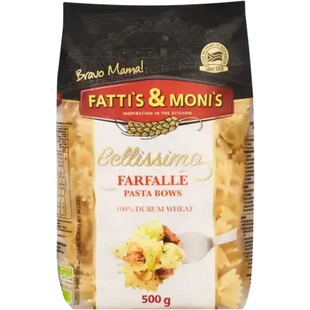 Checkers Sixty60 | Fatti's & Moni's Bellissimo Farfalle Pasta Bows 500g