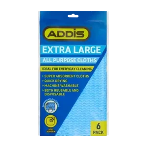 Shoprite ZA | ADDIS Extra Large All Purpose Cleaning Cloths 6 Pack