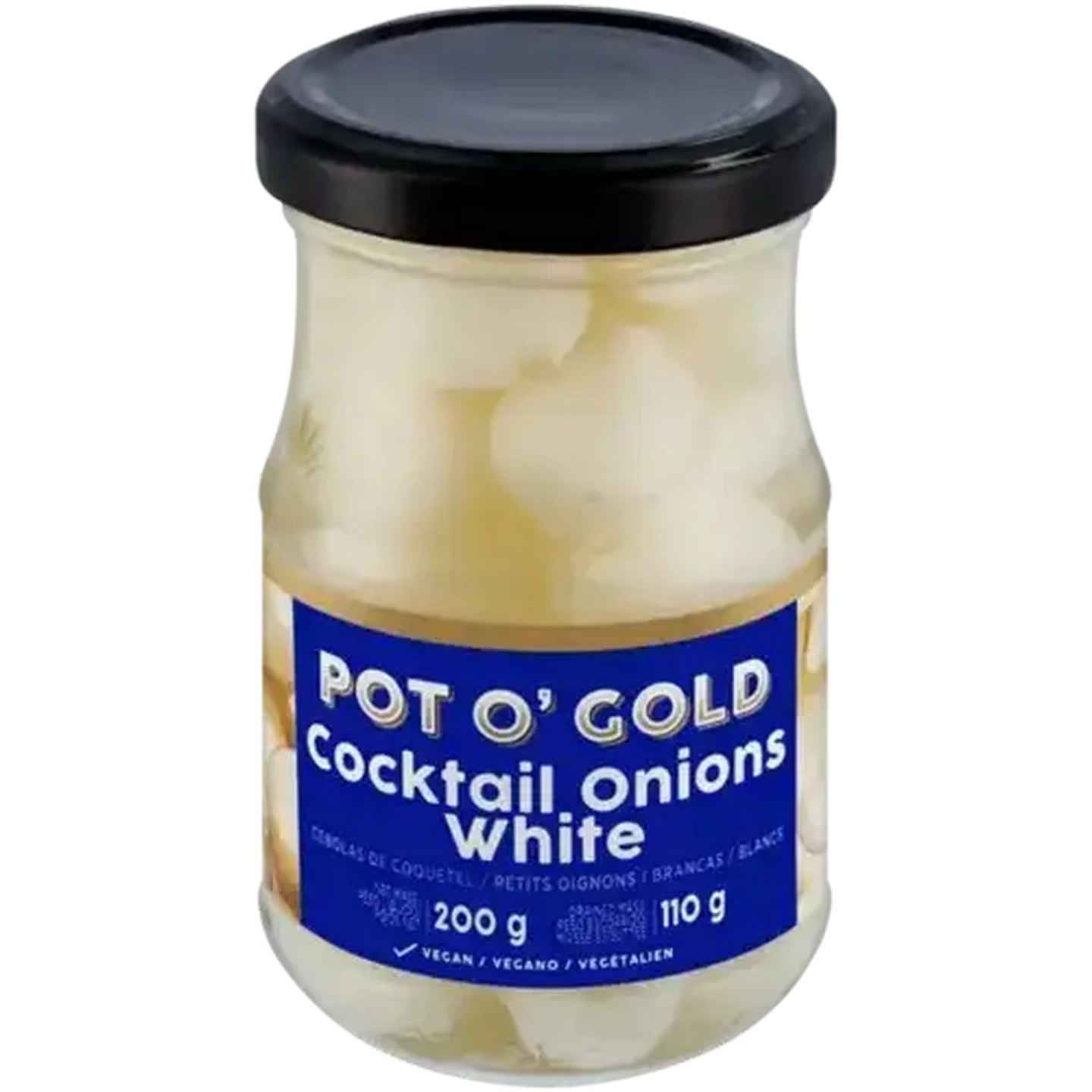 Image of Pot O' Gold White Cocktail Onions 200g