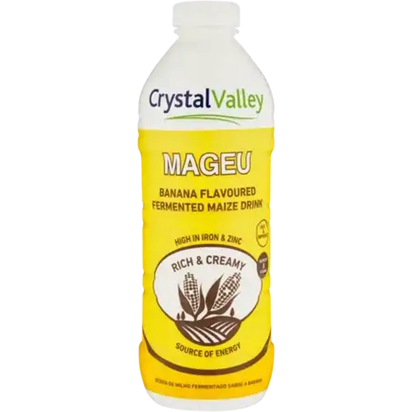 Image of Crystal Valley Banana Flavoured Mageu Fermented Maize Drink 1L