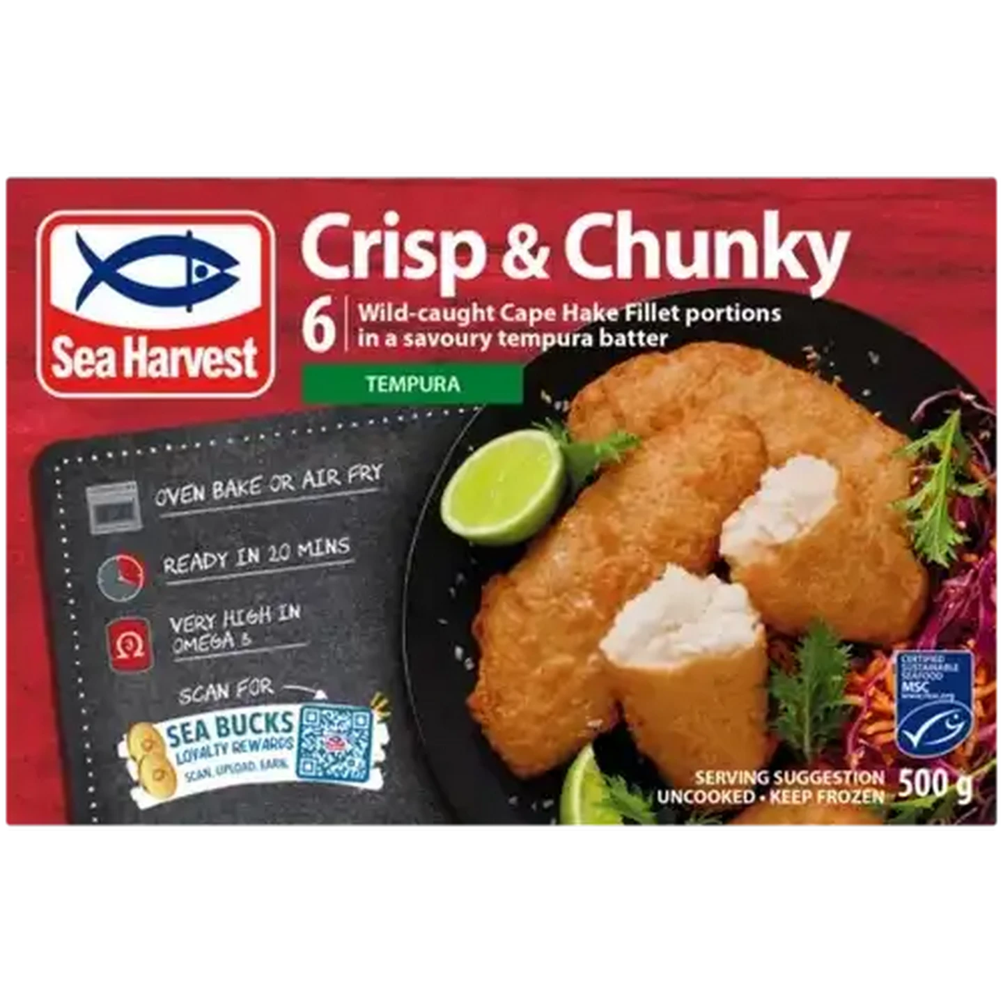 Checkers Sixty60 | Sea Harvest Tempura Frozen Crisp & Chunky Hake