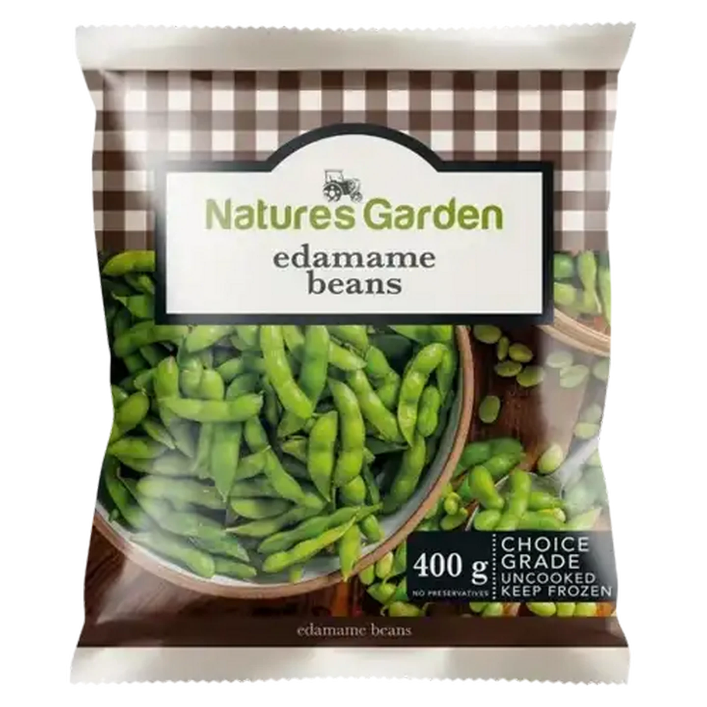 Image of Nature's Garden Frozen Edamame Beans 400g
