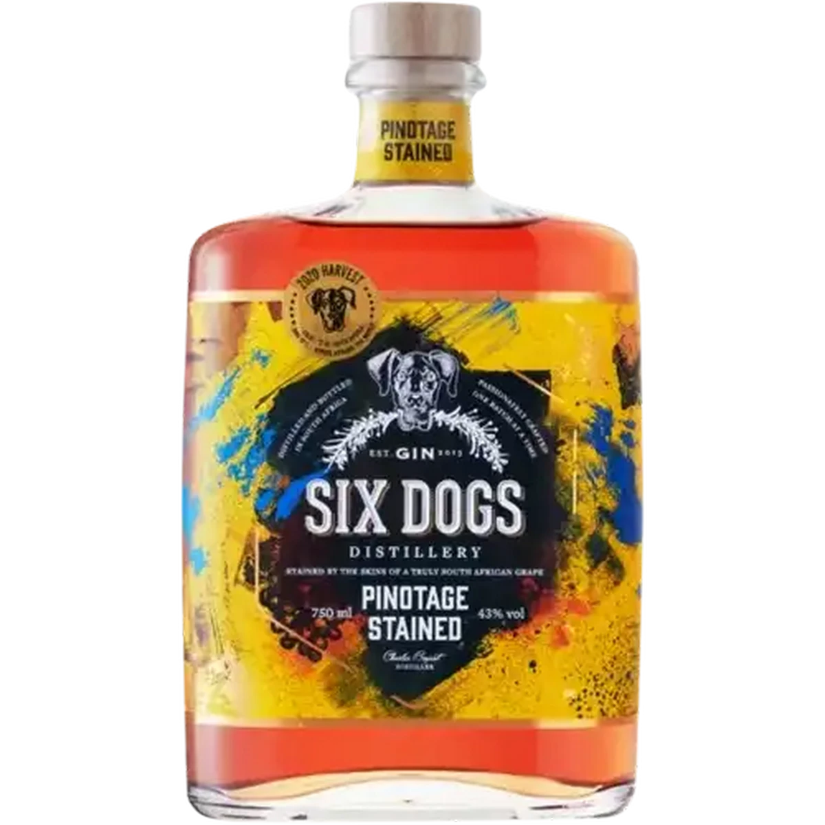 Checkers Sixty60 | Six Dogs Pinotage Stained Gin Bottle 750ml