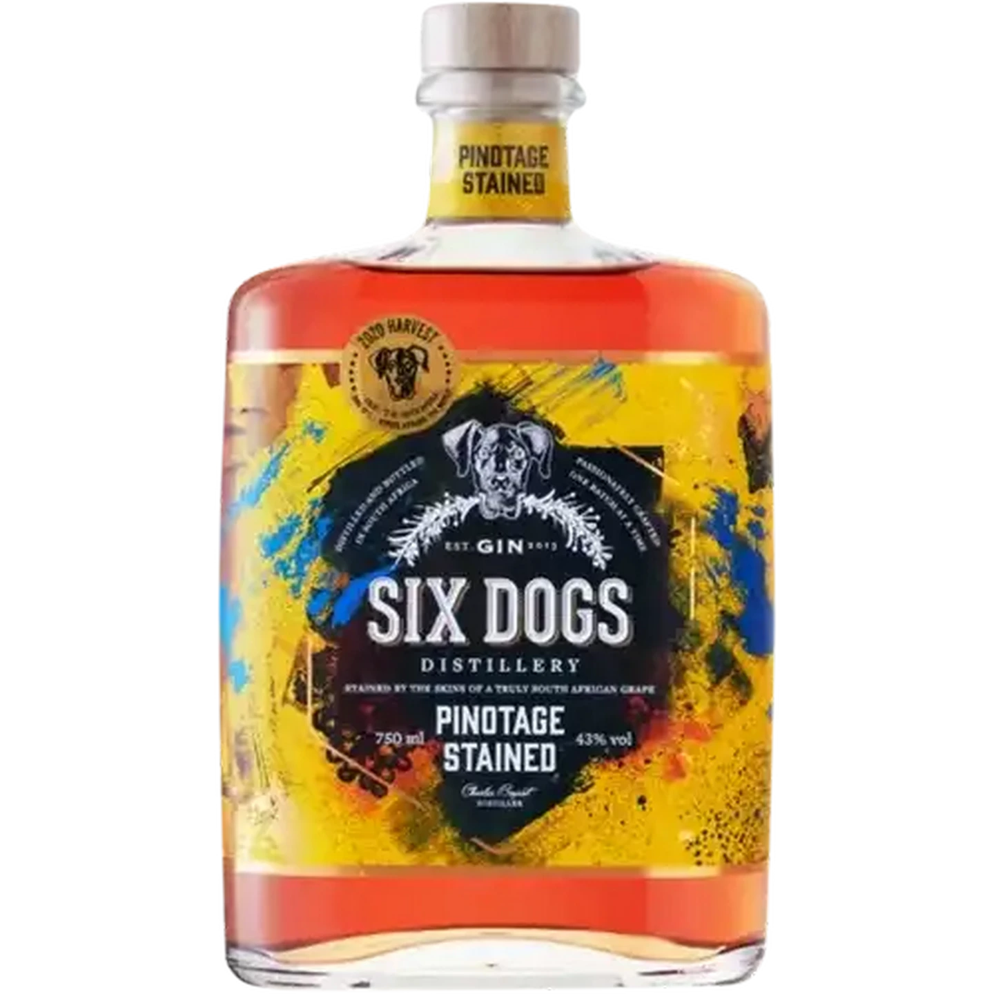 Checkers Sixty60 | Six Dogs Pinotage Stained Gin Bottle 750ml