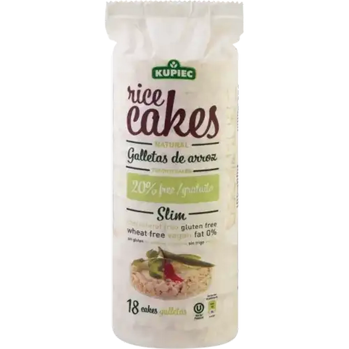 Image of Kupiec Natural Slim Rice Cakes 18 Pack