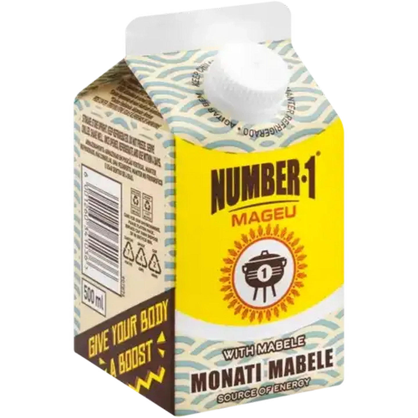 Image of Number 1 Monati Mabele Mageu Carton 500ml