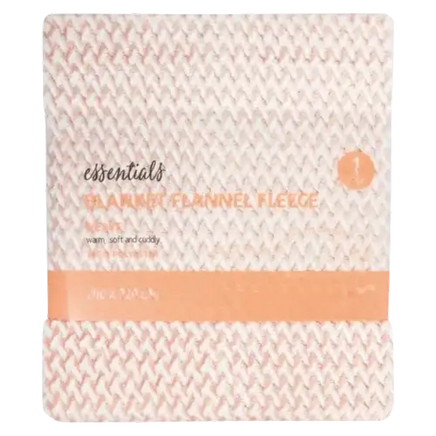 Image of Essentials Weave Flannel Fleece Blanket 200 x 220cm