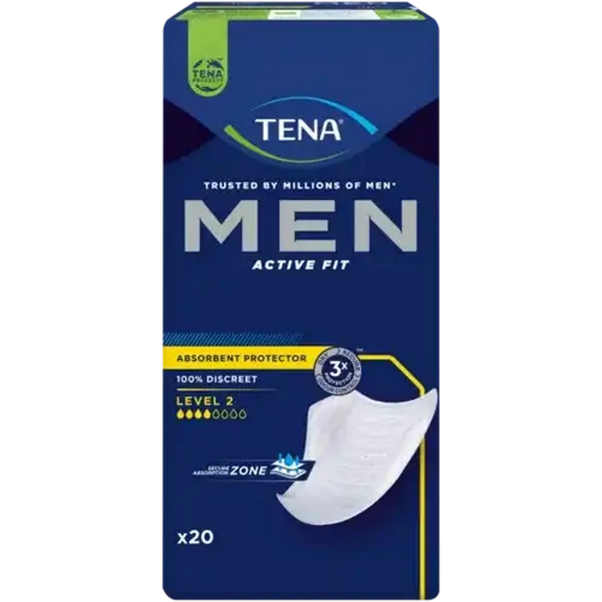 Checkers Sixty60 | TENA Men Level 2 Adult Incontinence Pads 20 Pack