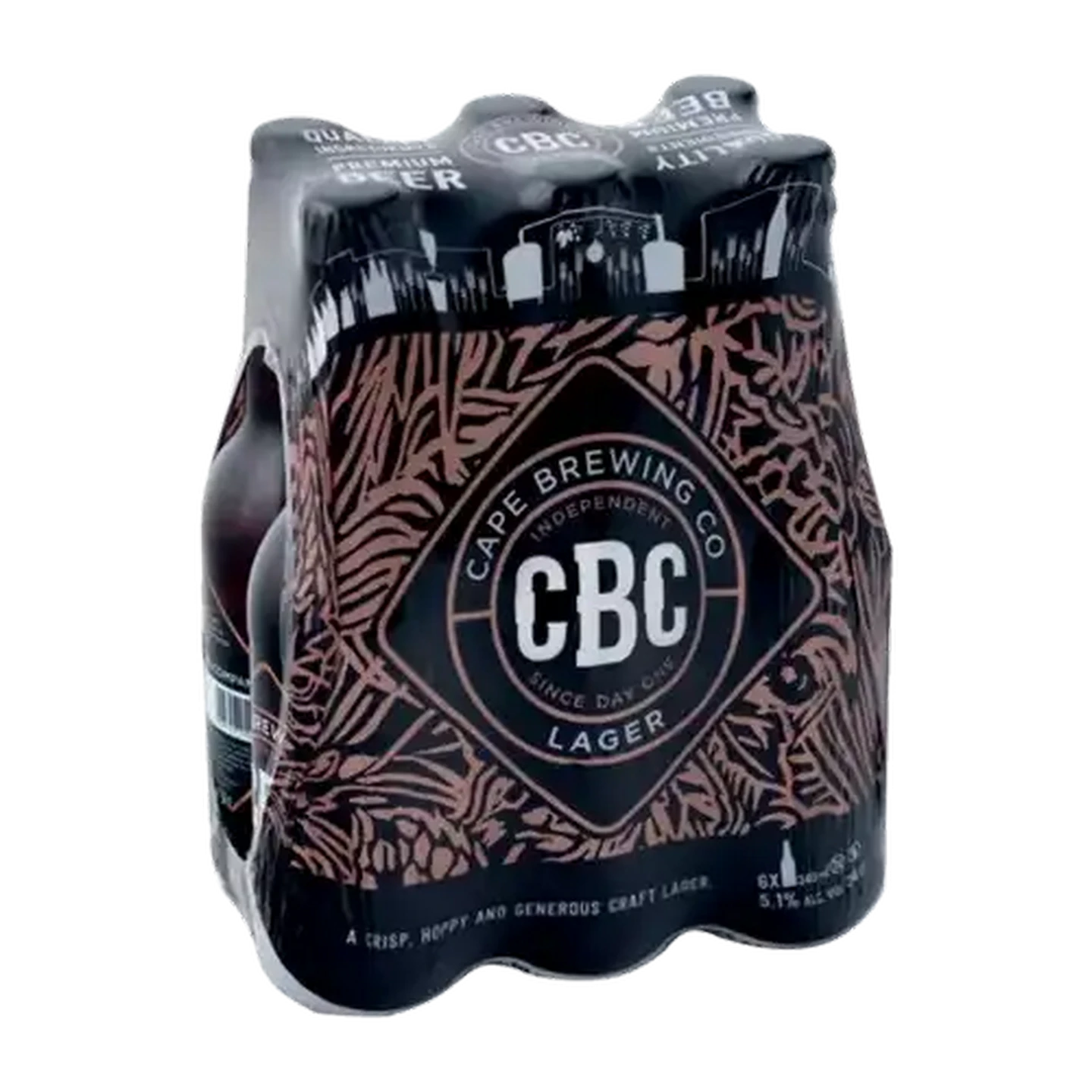 Image of CBC Lager Beer Bottles 6 x 340ml