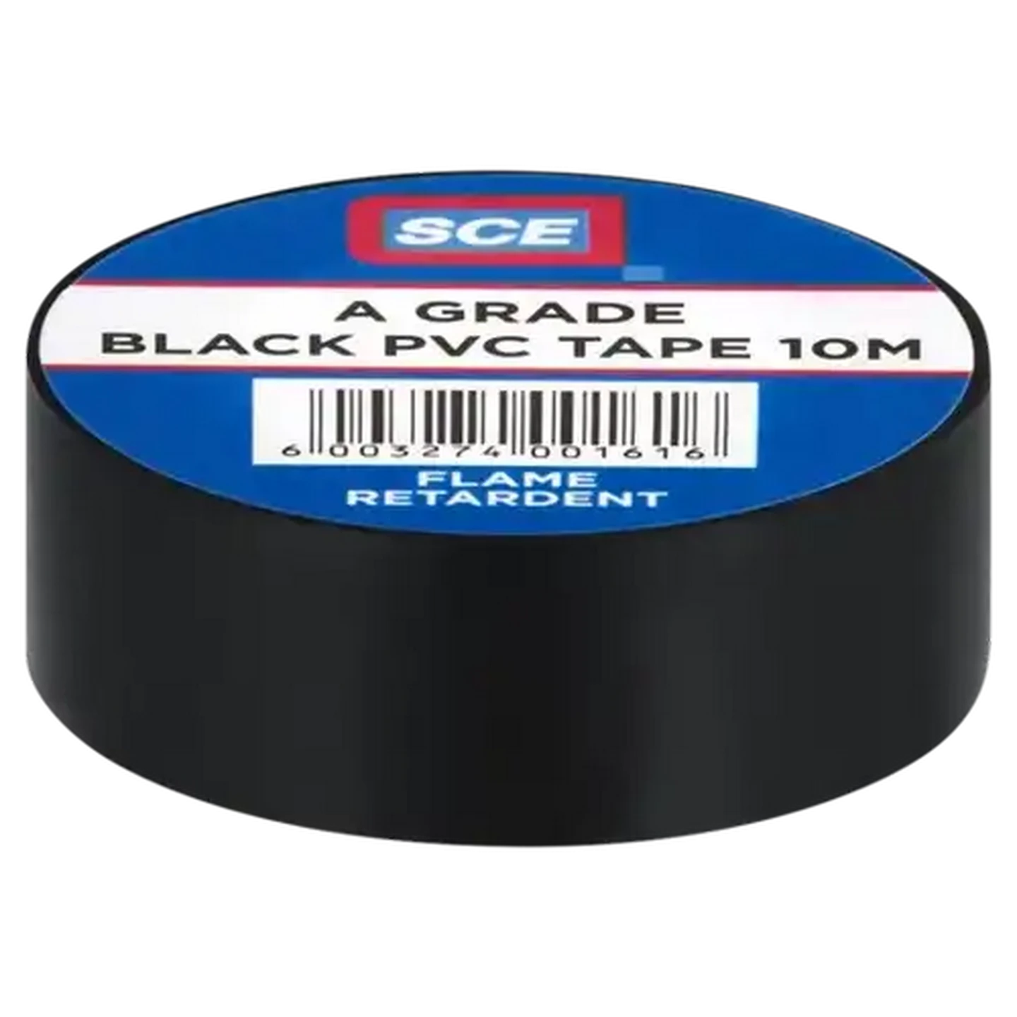Image of SCE Black Insulation Tape Roll 10m
