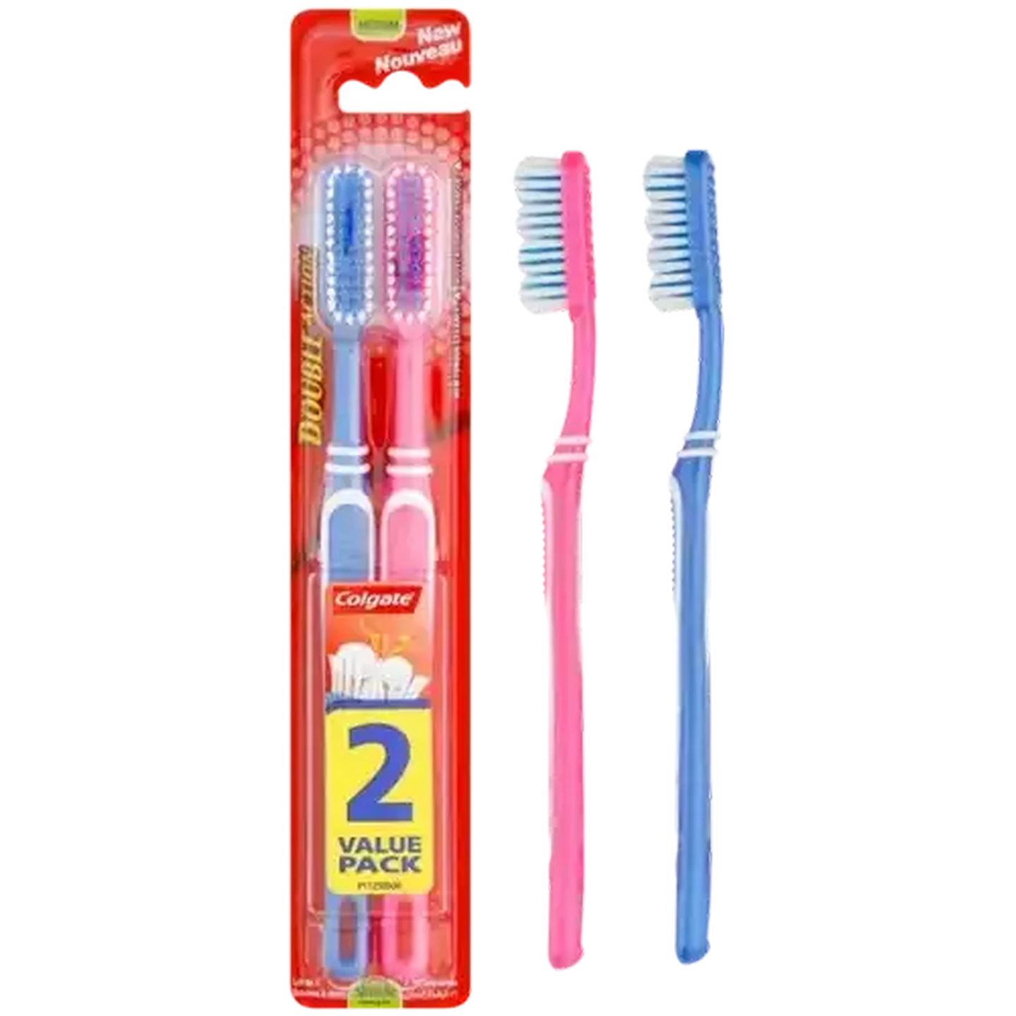 Checkers Sixty60 | Colgate Double Action Medium Toothbrush 2 Pack
