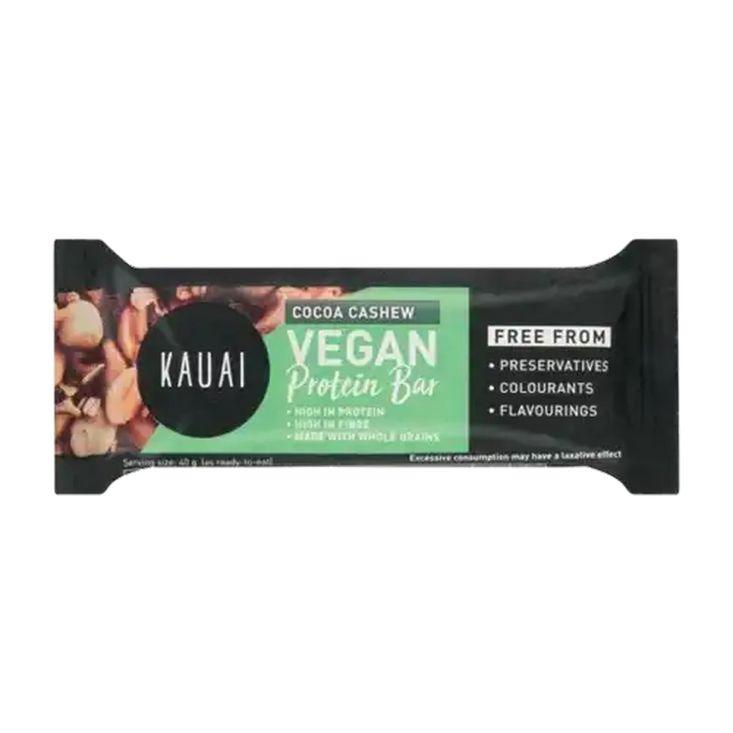 Image of Kauai Cocoa Cashew Vegan Protein Bar 40g
