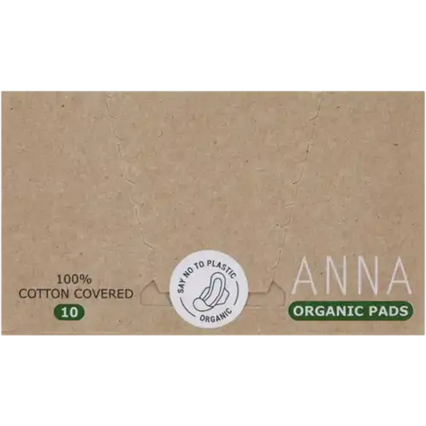 Image of Anna Organic Cotton Sanitary Pads 10 Pack
