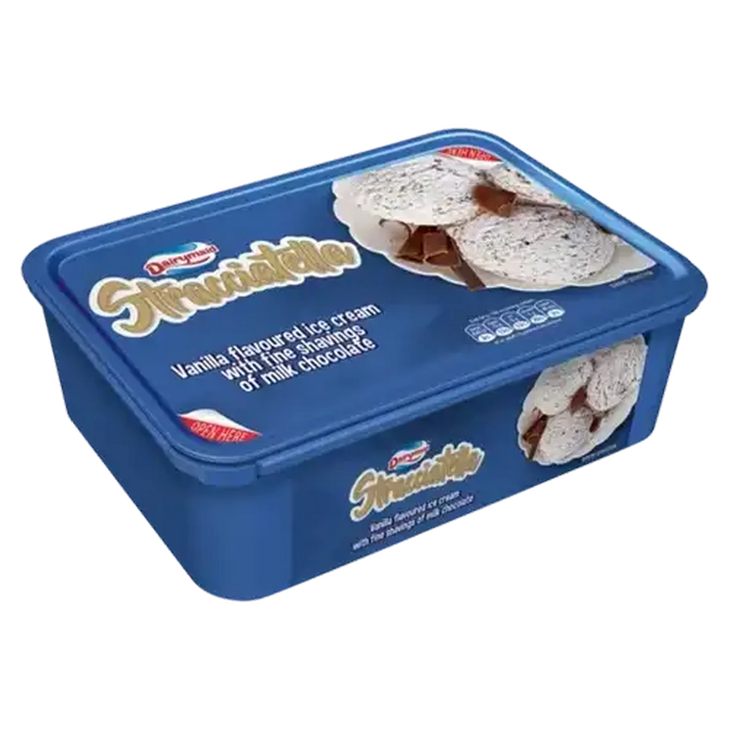 Image of Dairymaid Stracciatella Ice Cream Tub 1.5L