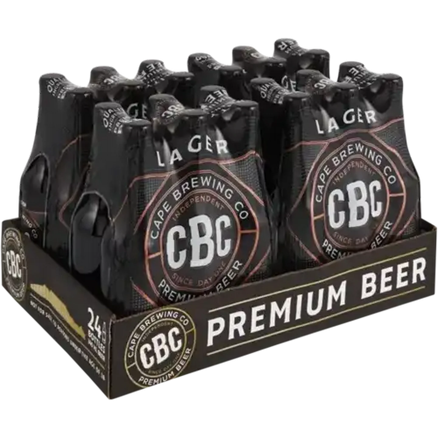 Image of CBC Lager Beer Bottles 24 x 340ml