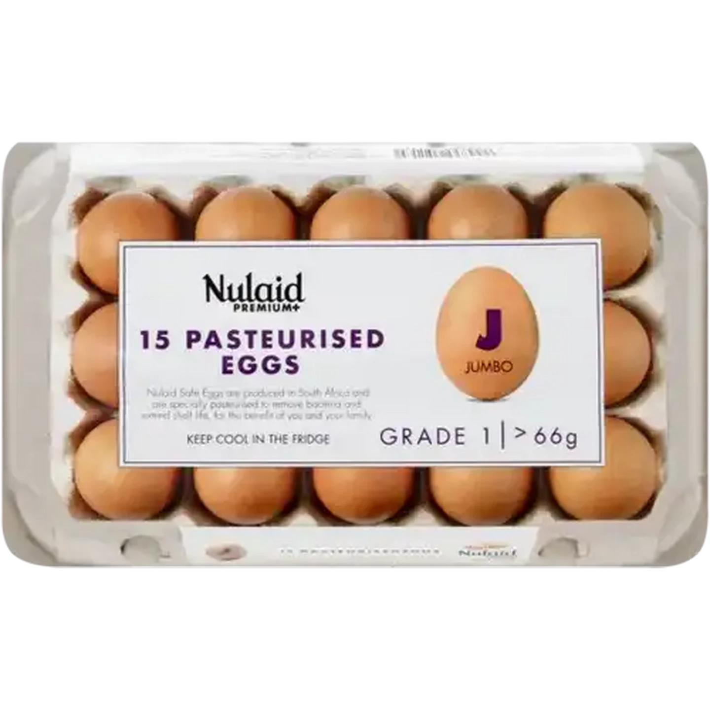 Checkers Sixty60 | Nulaid Jumbo Pasteurised Eggs 15 Pack