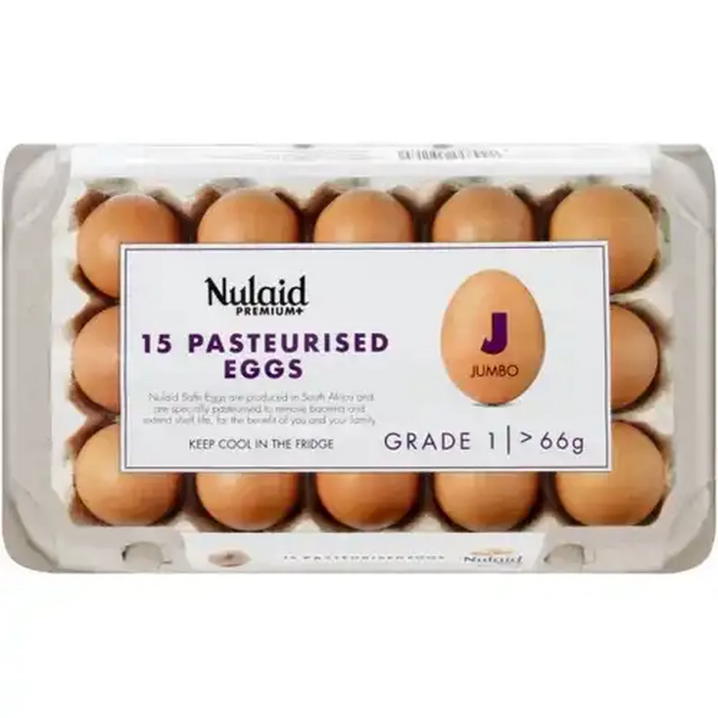 Checkers Sixty60 | Nulaid Jumbo Pasteurised Eggs 15 Pack