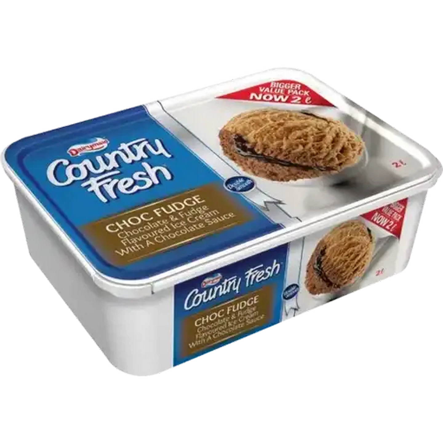Image of Dairymaid Country Fresh Choc Fudge Ice Cream 2L