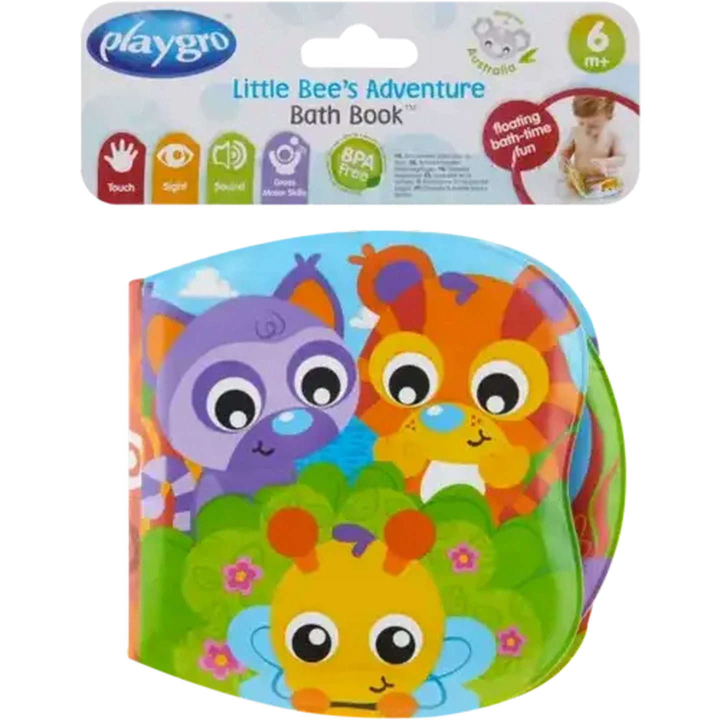 Image of Playgro Splashing Fun Friends Bath Book 6 Months +