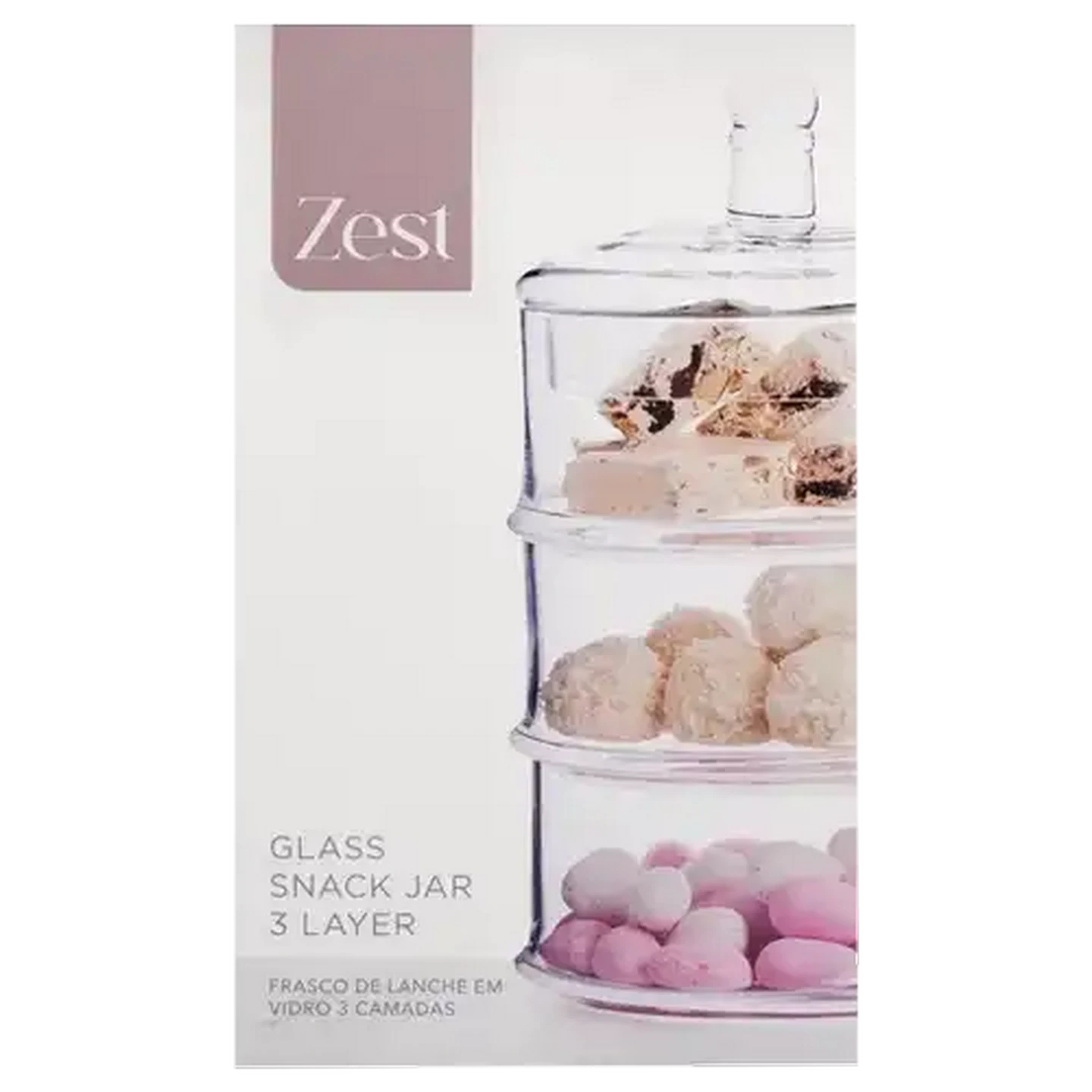 Checkers Sixty60 | Zest 3-Layer Glass Snack Jar 4-Piece