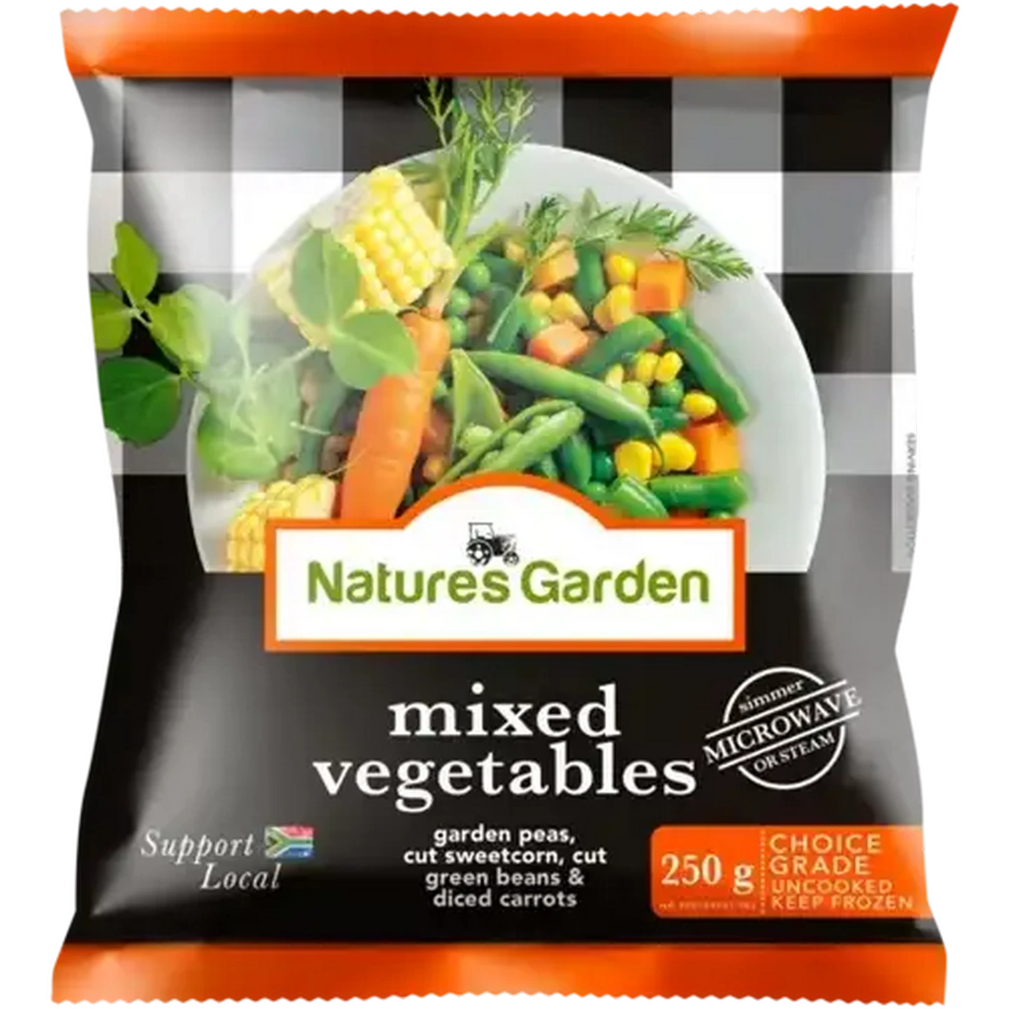 vegetable様 Checkers Sixty60 | Nature's Garden Frozen Mixed Vegetables 250g