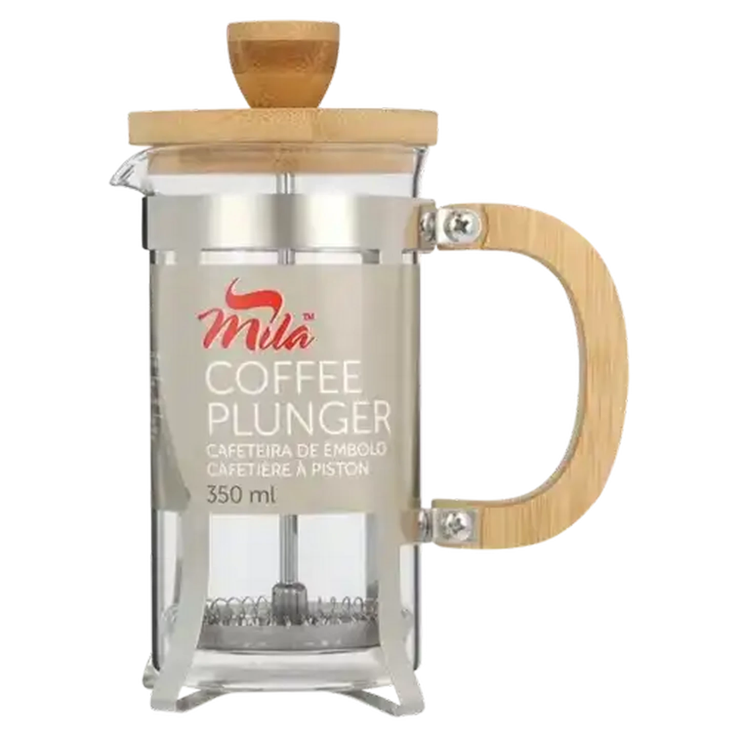 Image of Mila Coffee Plunger Bamboo 350ml