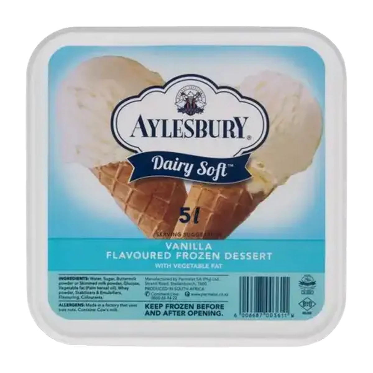 Checkers Sixty60 | Aylesbury Vanilla Flavoured Frozen Dessert Tub 5L