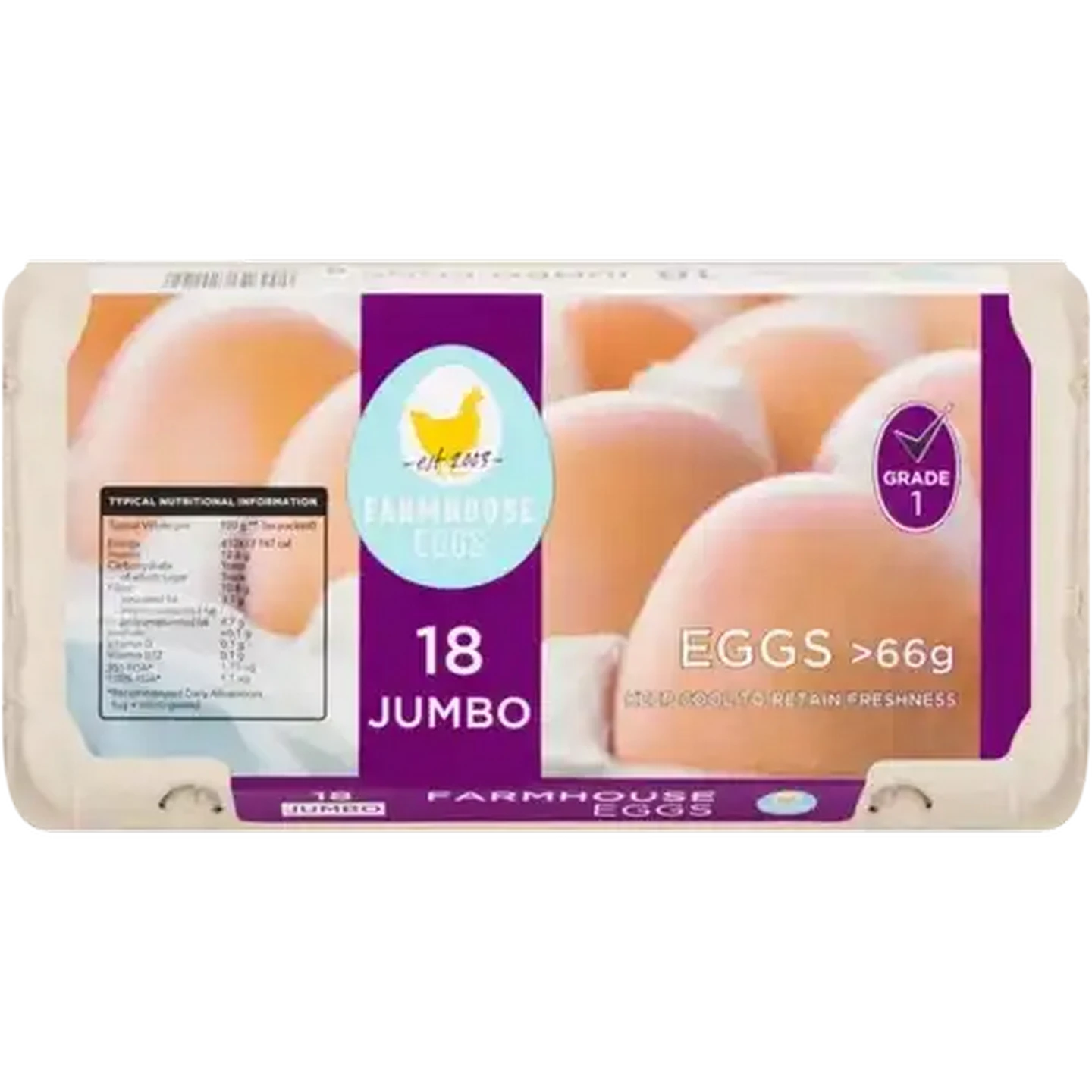Checkers Sixty60 | Farmhouse Eggs Jumbo Eggs 18 Pack