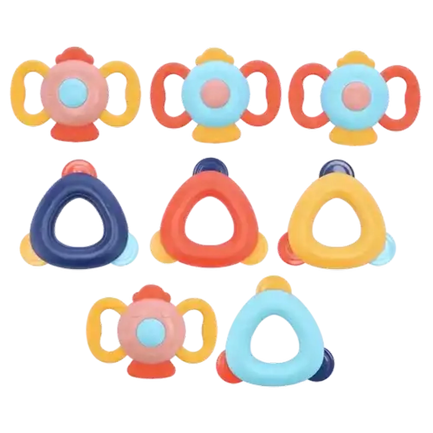Image of Jolly Tots Twin Pack Rattle 2-Pack 3 Months + (Colour May Vary)