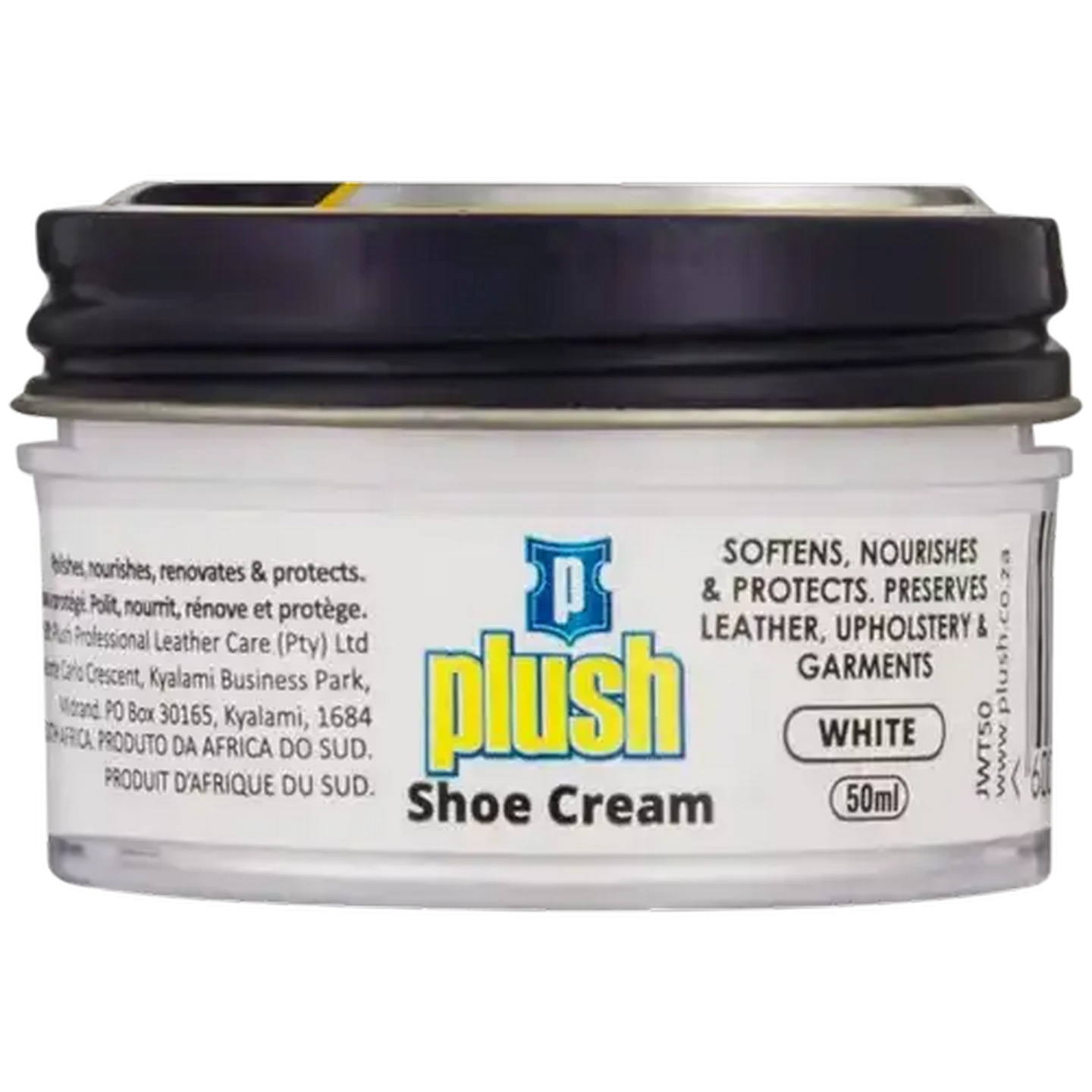 Image of Plush White Shoe Polish Cream 50ml