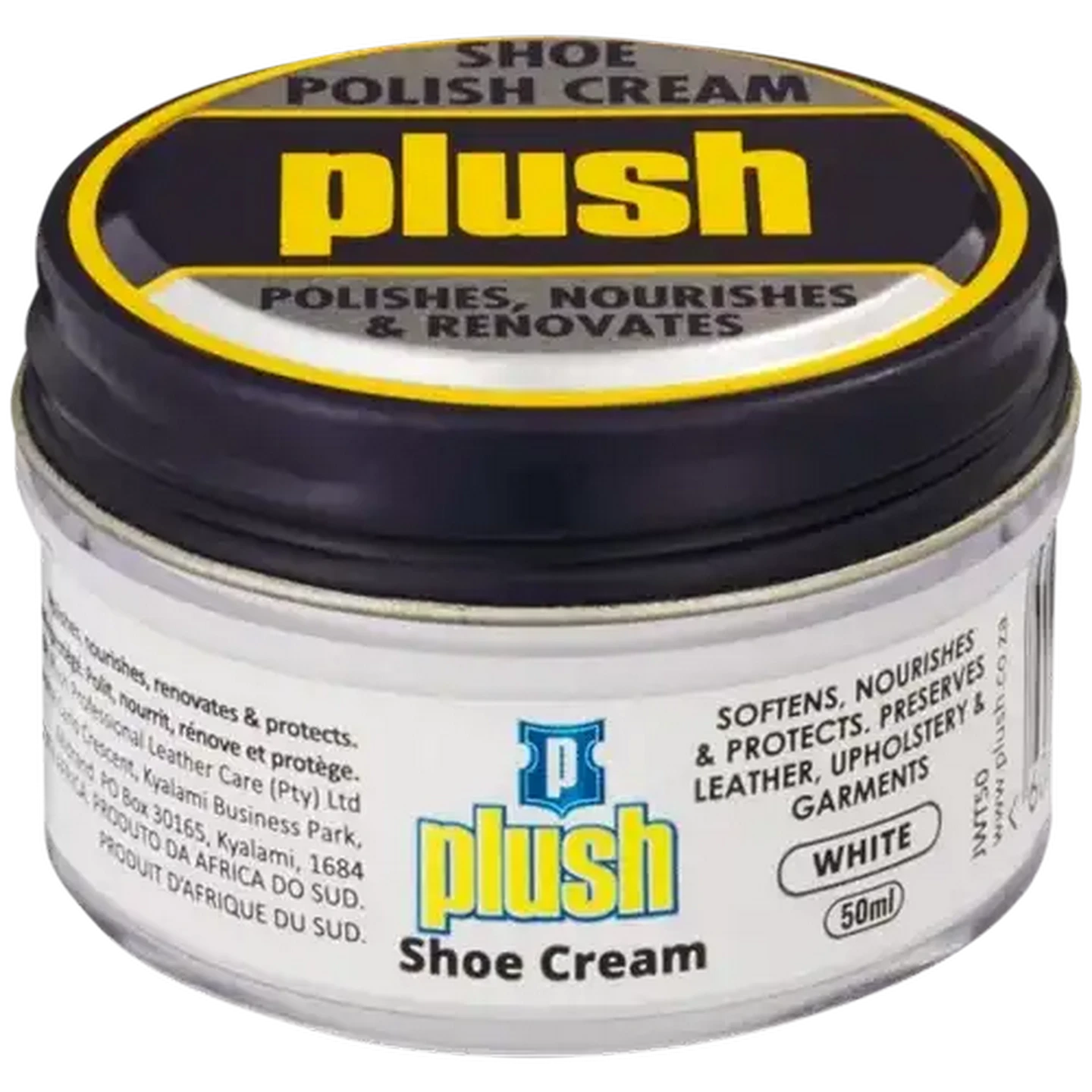 Image of Plush White Shoe Polish Cream 50ml