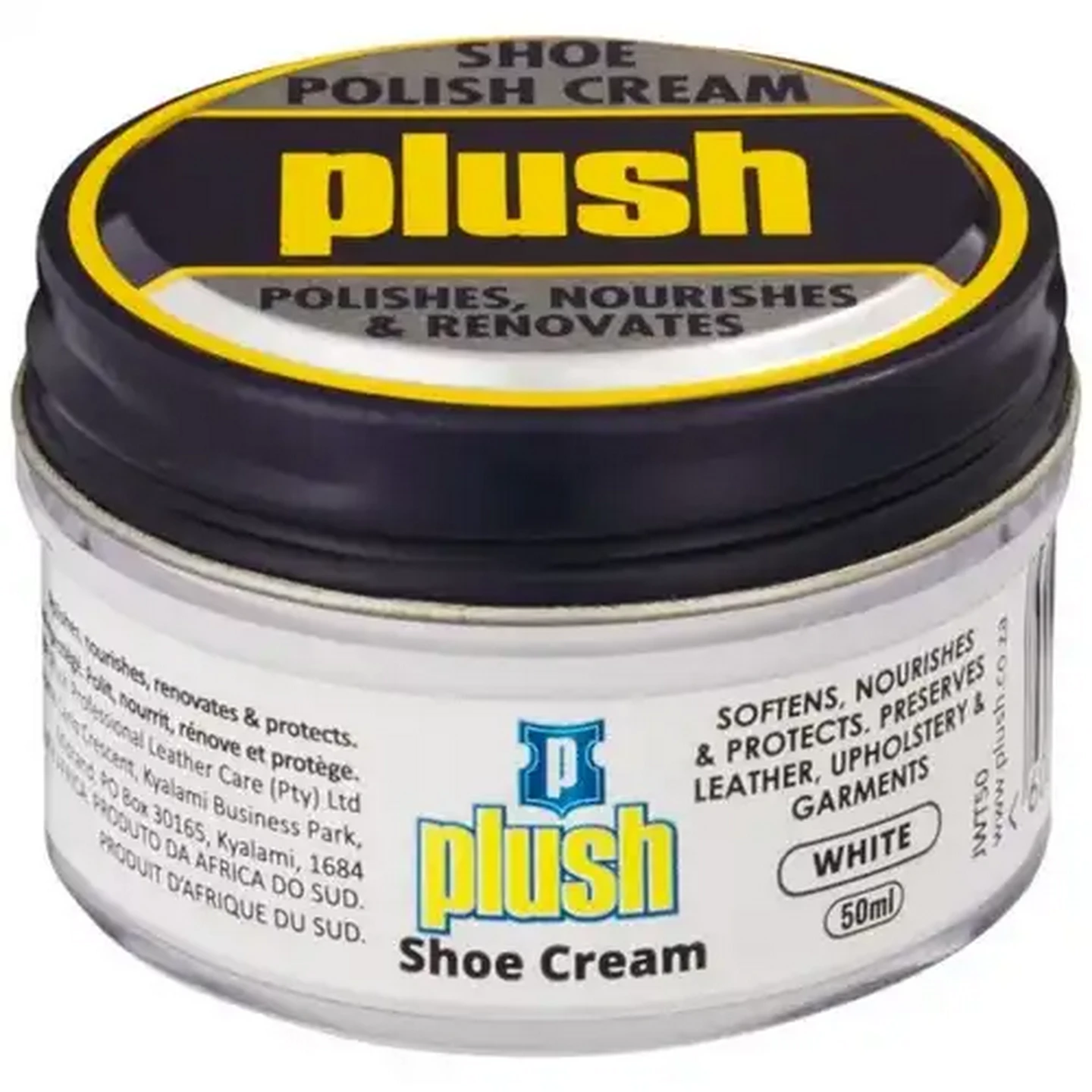 Image of Plush White Shoe Polish Cream 50ml