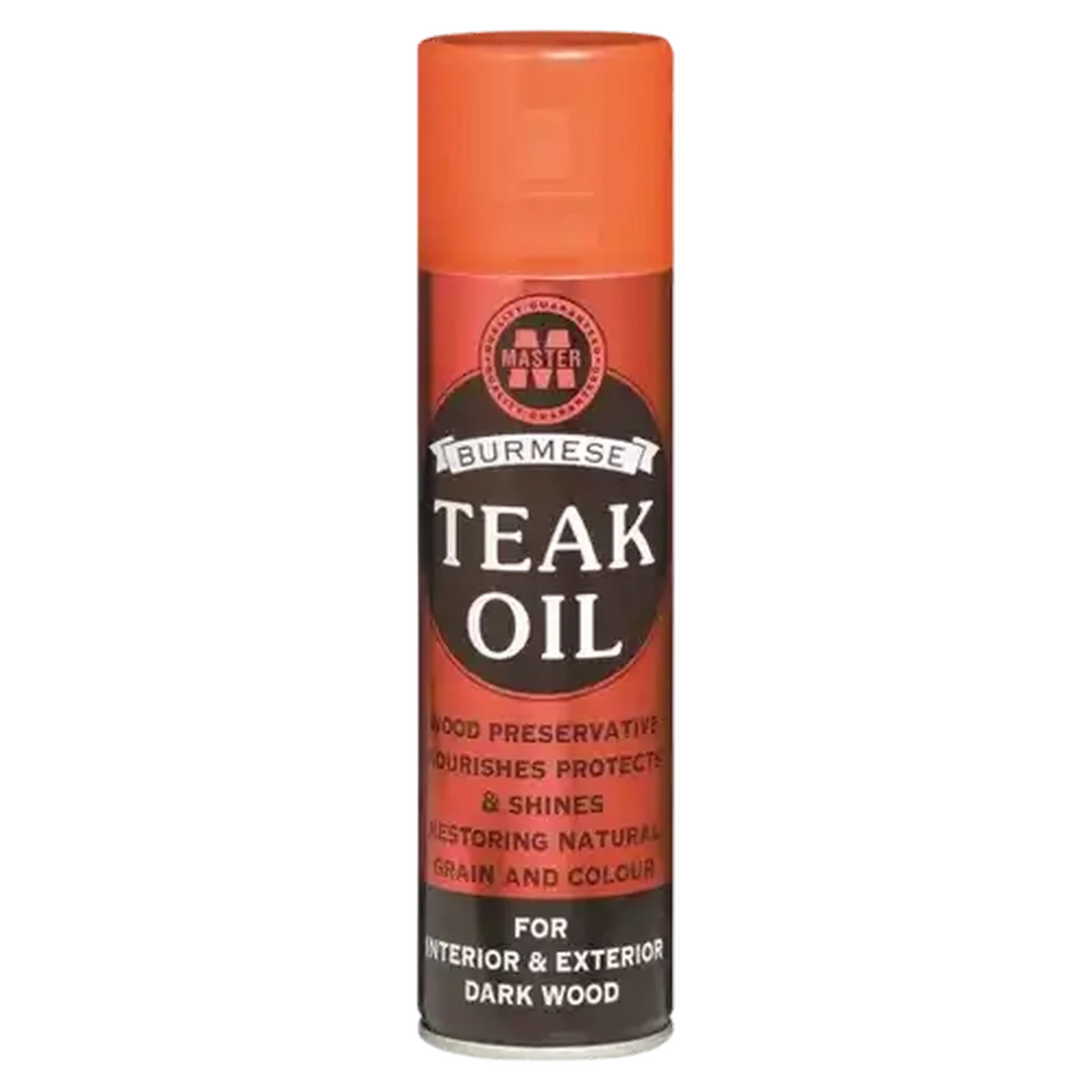 Image of Master Cleaning Burmese Teak Oil Dark Wood Furniture Oil Spray 270ml