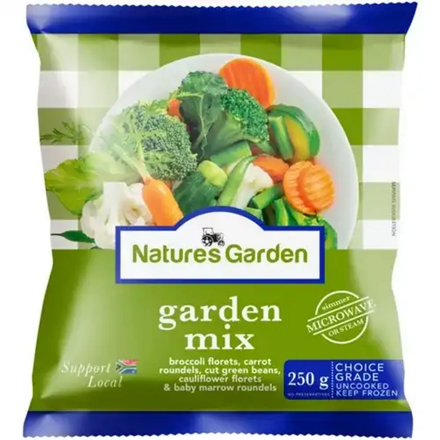 Image of Nature's Garden Frozen Garden Vegetables Mix 250g