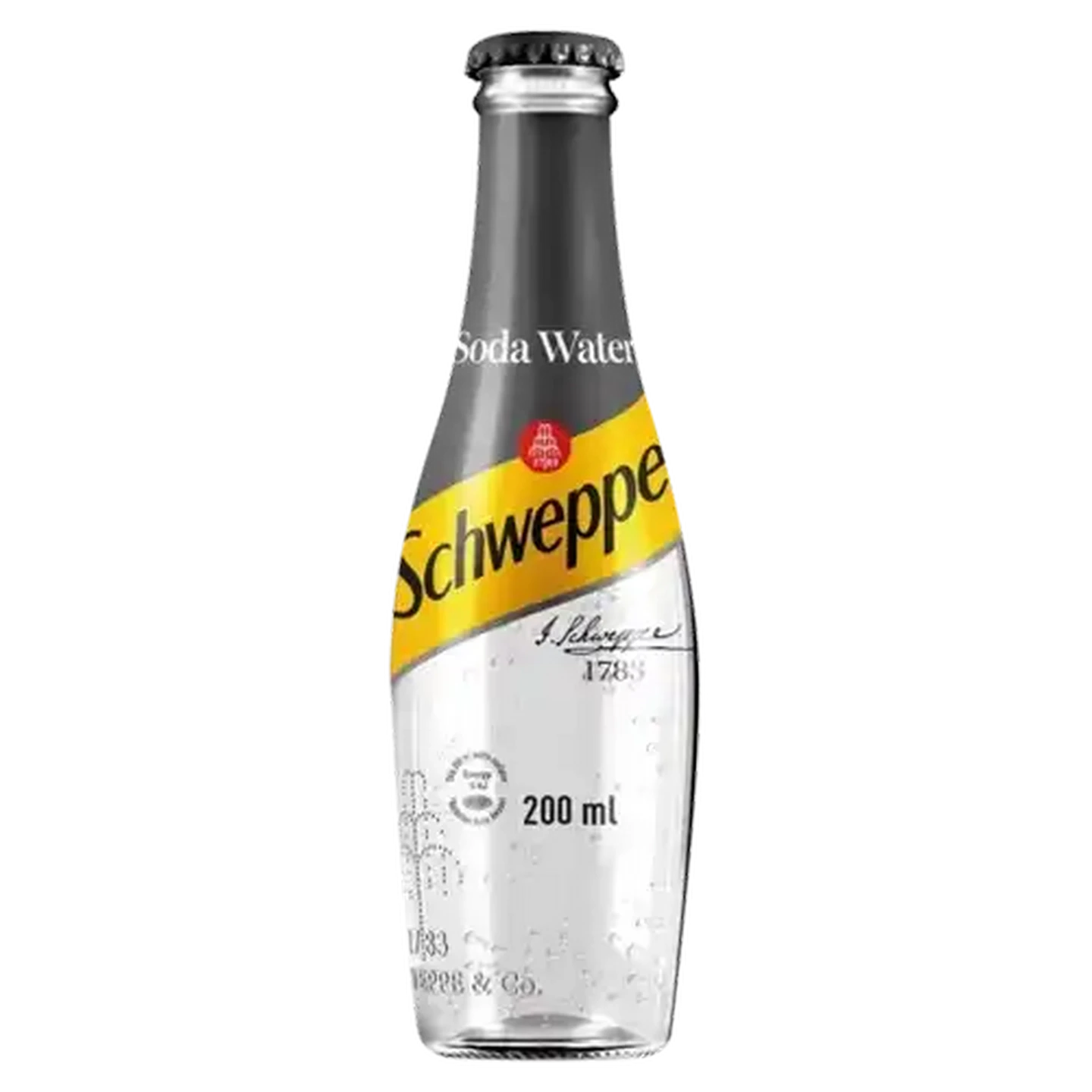 Image of Schweppes Soda Water Bottle 200ml
